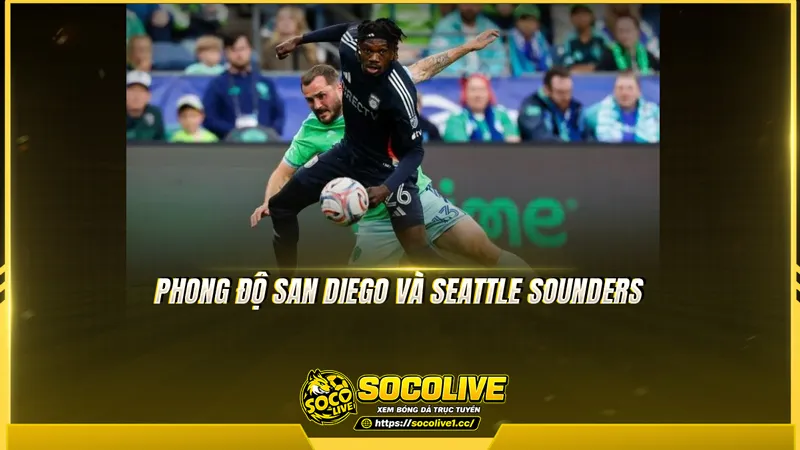 Phong độ San Diego và Seattle Sounders được Socolive TV tổng hợp